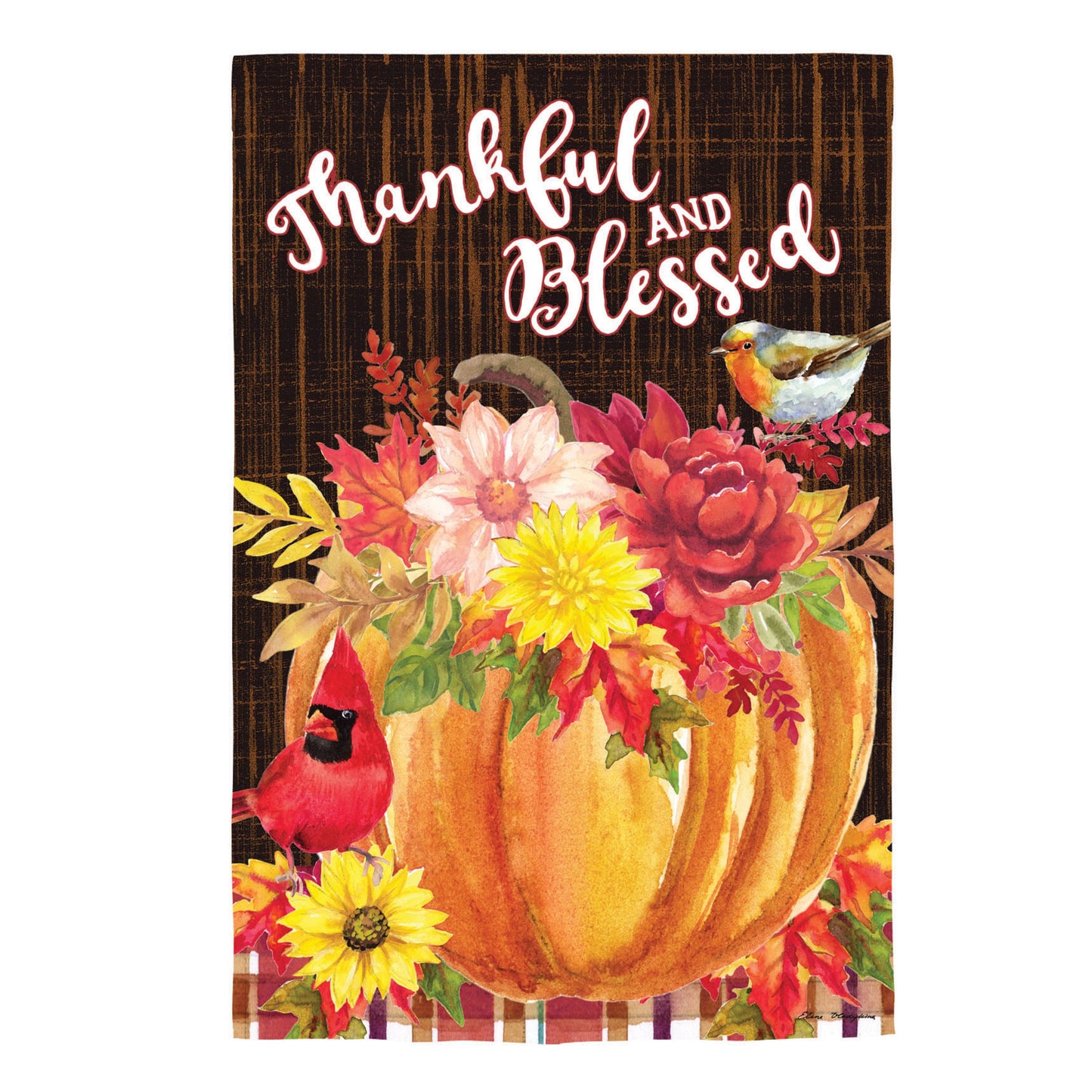 Blessings Moire Garden Flag
