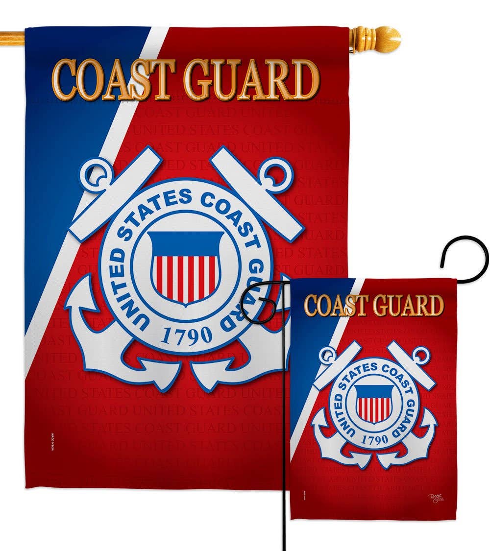 Coast Guard Armed Forces Military Decor Flag