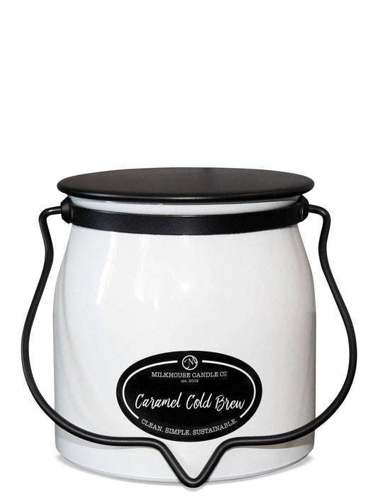 16 oz Butter Jar Candle: Caramel Cold Brew