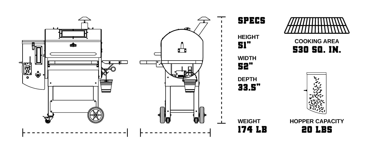 Ledge Prime 2.0 by Green Mountain Grills