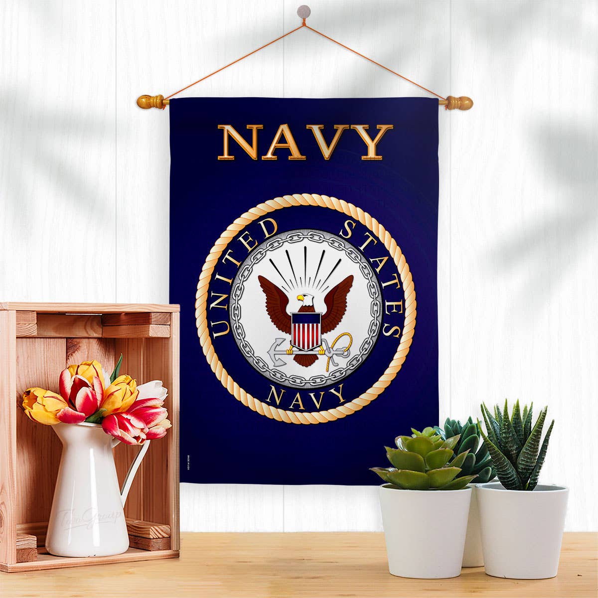 Navy Armed Forces Military Decor Flag